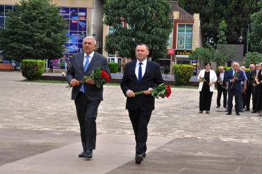 “Konstitusiya və Suverenlik İli” çərçivəsində Yeni Azərbaycan Partiyasının Tovuz rayon təşkilatının təsis edilməsinin 32-ci ildönümü qeyd olunub