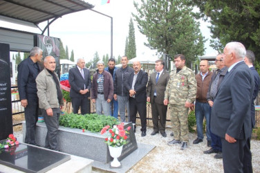 Tovuzda  27 Sentyabr “Anım Günü” münasibətilə Vətən uğrunda can verən qəhrəmanların məzarlarının ziyarəti bu gündə davam edib