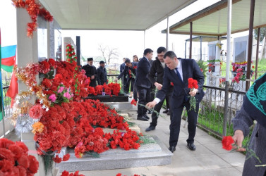 Tovuzda Aprel şəhidi Mirsalam Cəfərovun anım mərasimi keçirilib
