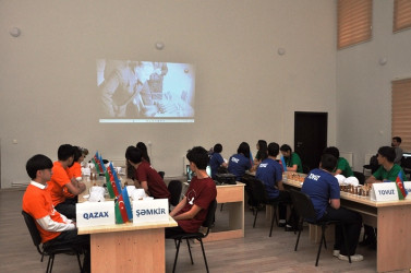 Tovuzda “Zəkaların Mübarizəsi Olimpiadası” çərçivəsində şahmat üzrə komanda yarışı keçirilib