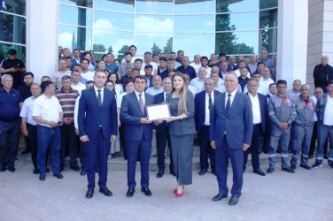 Tovuzda “Su təsərrüfatı və meliorasiya işçiləri günü” qeyd olunub.