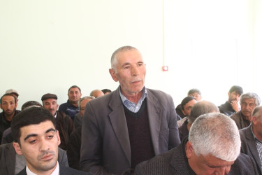 RİH başçısının Həsənli  kəndində səyyar qəbulu keçirilib