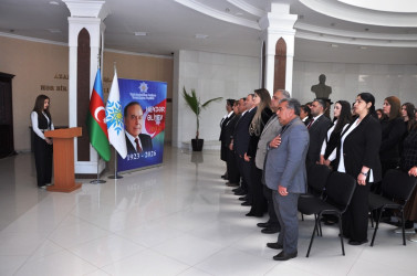 Tovuzda Heydər Əliyevin anadan olmasının 103-cü ildönümünə həsr olunmuş silsilə tədbirlər davam etdirilir.