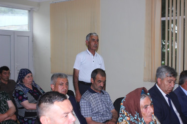 RİH başçısı Çeşməli  kəndində səyyar qəbul keçirib