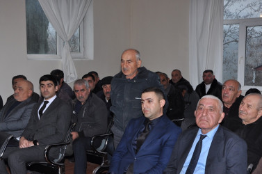 Rayon İcra Hakimiyyətinin başçısı Məmməd Məmmədov Azaflı kəndində səyyar qəbul keçirib