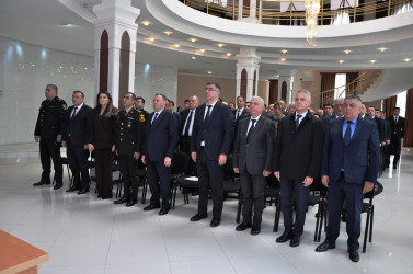 Tovuzda 31 Mart Azərbaycanlıların Soyqırımı günü ilə əlaqədar “Tarixin izi ilə” mövzusunda elmi-praktiki konfrans keçirilib