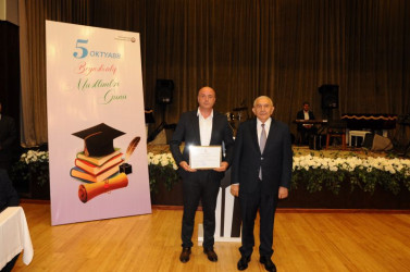 Tovuzda 5 Oktyabr – Beynəlxalq Müəllimlər Günü təntənə ilə qeyd olunub