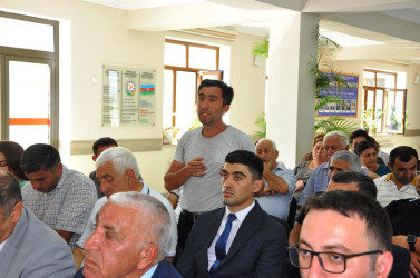 RİH başçısının Bozalqanlı kəndində səyyar qəbul-görüşü keçirilib