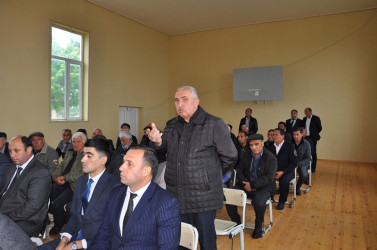 RİH başçısının Sarıtala kəndində səyyar qəbulu keçirilib