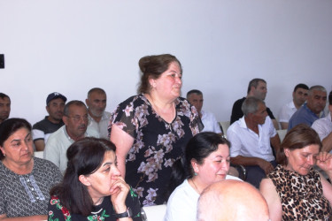 RİH başçısı Aşağı Quşçu kəndində səyyar qəbul keçirib