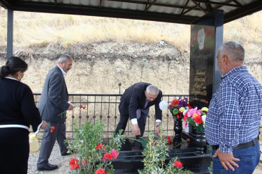 Tovuzda 27 sentyabr-Anım Günü ərəfəsində Şəhidlərə ehtiram ziyarəti davam edir