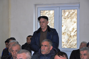 RİH  başçısı Böyük Qışlaq kəndində səyyar görüş keçirib