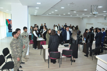 Tovuzda “Konstitusiya və Suverenlik İli”çərçivəsində “8 Noyabr Zəfər Günü”nə  həsr olunmuş “Nə? Harada? Nəzaman?” intellektual oyun keçirilib