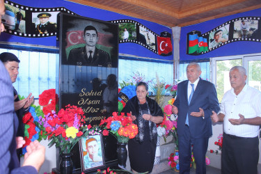 Tovuz RİH başçısı dağ kəndlərindəki Vətən müharibəsi şəhidlərinin məzarlarını ziyarət edib
