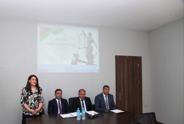 Tovuzda “İnsan hüquqlarının təbliği və hüquqi maarifləndirmənin əhəmiyyəti” mövzusunda tədbir keçirilib