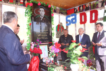 Tovuz RİH başçısı dağ kəndlərindəki Vətən müharibəsi şəhidlərinin məzarlarını ziyarət edib