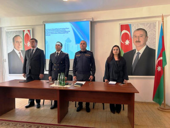 Tovuzda narkotiklərə, məişət zorakılığına və kibercinayətkarlığa qarşı mübarizəyə həsr olunmuş tədbir keçirilib   