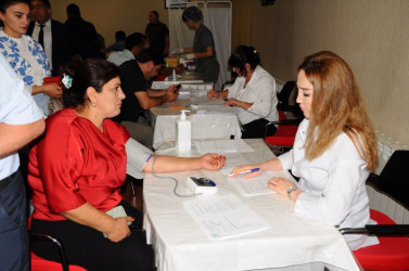 Tovuzda qanvermə aksiyası keçirilib