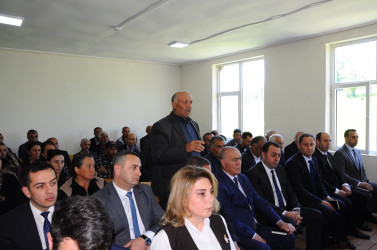 Rayon İcra Hakimiyyətinin başçısı Məmməd Məmmədov Kirən kənd sakinləri ilə növbəti səyyar qəbul keçirib