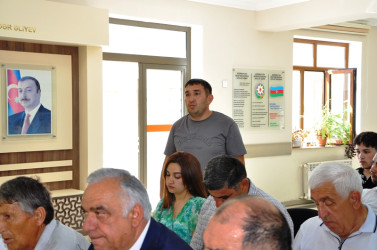 RİH başçısının Bozalqanlı kəndində səyyar qəbul-görüşü keçirilib