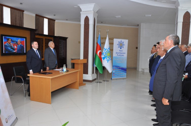 “Konstitusiya və Suverenlik İli” çərçivəsində Yeni Azərbaycan Partiyasının Tovuz rayon təşkilatının təsis edilməsinin 32-ci ildönümü qeyd olunub