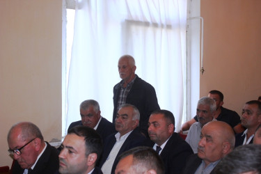 Tovuz Rayon İcra Hakimiyyətinin başçısı Əyyublu kəndində səyyar qəbul keçirib