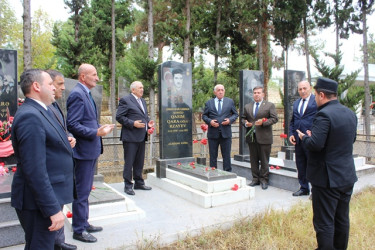 Tovuzda 27 sentyabr-Anım Günü ərəfəsində Şəhidlərə ehtiram ziyarəti davam edir