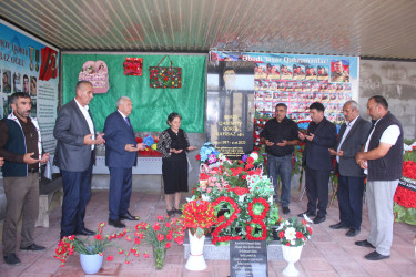 RİH başçısı Vətən müharibəsi şəhidlərinin məzarlarını ziyarət edib