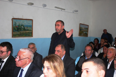 RİH başçısının Qədirli kəndində səyyar qəbulu keçirilib