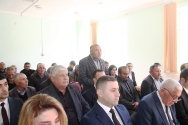RİH başçısının Həsənli  kəndində səyyar qəbulu keçirilib