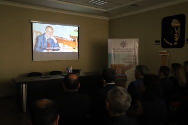 Tovuzda “Konstitusiya və Suverenlik İli” çərçivəsində Ulu Öndər Heydər Əliyevin səhiyyə sahəsində xidmətlərinə həsr olunmuş tədbir keçirilib.