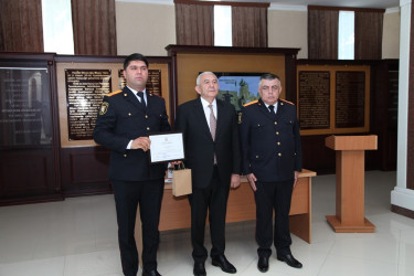 Tovuzda Azərbaycan Polisinin yaranmasının 108-ci ildönümü münasibətilə tədbir keçirilib