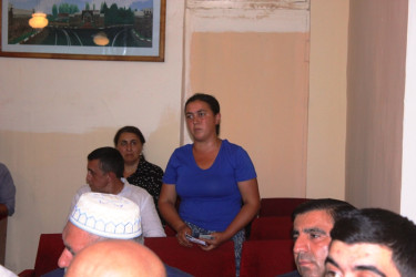 Tovuz Rayon İcra Hakimiyyətinin başçısı Əyyublu kəndində səyyar qəbul keçirib