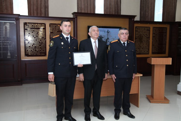 Tovuzda Azərbaycan Polisinin yaranmasının 108-ci ildönümü münasibətilə tədbir keçirilib