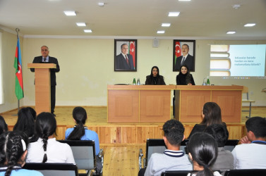 Tovuzda “Gənc məzunların cəmiyyətə inteqrasiyası:Təhsil və məşğulluq yolu ilə Yeni Həyat Mümkünlükləri” mövzusunda tədbir keçirilib