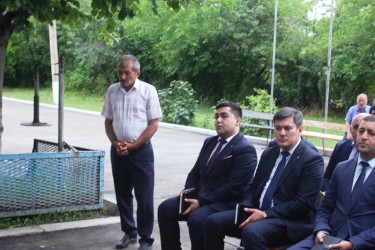 Tovuz Rayon İcra Hakimiyyətinin başçısı Yuxarı Öysüzlü kəndində səyyar qəbul keçirib