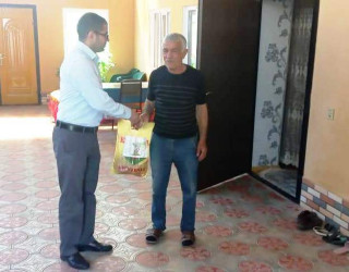Tovuz rayon İcra Hakimiyyəti tərəfindən Qurban bayramı münasibəti ilə  bayram sovqatları paylanılıb      