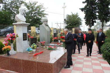 Tovuzda 27 sentyabr-Anım Günü ərəfəsində Şəhidlərə ehtiram ziyarəti davam edir