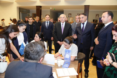 Tovuzda əmək yarmarkası keçirilib