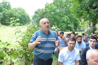 RİH başçısı Ağacqala kəndində səyyar qəbul-görüş keçirib
