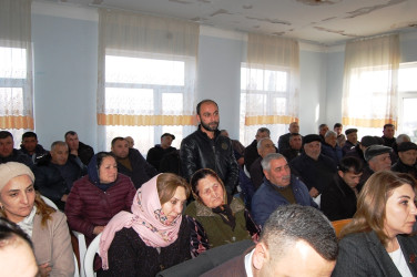 İcra başçısının rayonun Hacıalılı  kəndində səyyar qəbulu keçirilib