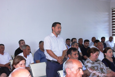 RİH başçısı Aşağı Quşçu kəndində səyyar qəbul keçirib