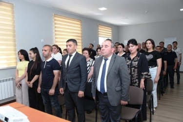 Tovuzda “İnsan hüquqlarının təbliği və hüquqi maarifləndirmənin əhəmiyyəti” mövzusunda tədbir keçirilib