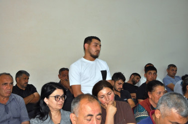 RİH başçısı Ağbulaq kənd sakinləri ilə səyyar qəbul-görüş keçirib