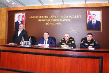 Tovuzda “İxrac Neft Qaz Boru Kəmərlərinin Təhlükəsizliyi üzrə” Komissiyanın birinci yarımillik hesabat iclası keçirilib