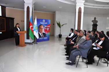 Tovuzda Heydər Əliyevin anadan olmasının 103-cü ildönümünə həsr olunmuş silsilə tədbirlər davam etdirilir.