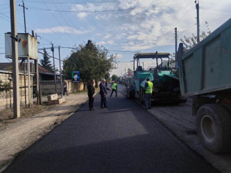 Tovuz rayonunda abadlıq-quruculuq işləri davam edir.