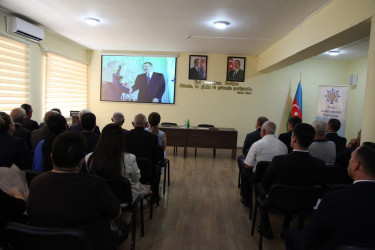 Tovuzda Yeni Azərbaycan Partiyası Tovuz rayon təşkilatının yaradılmasının 33 illiyi qeyd olunub