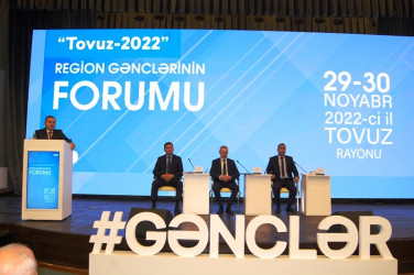 “Tovuz – 2022” Region Gənclərinin Forumu keçirilib