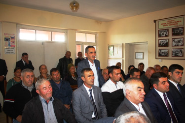 İcra  başçısının Ağdam kəndində səyyar qəbulu keçirilib